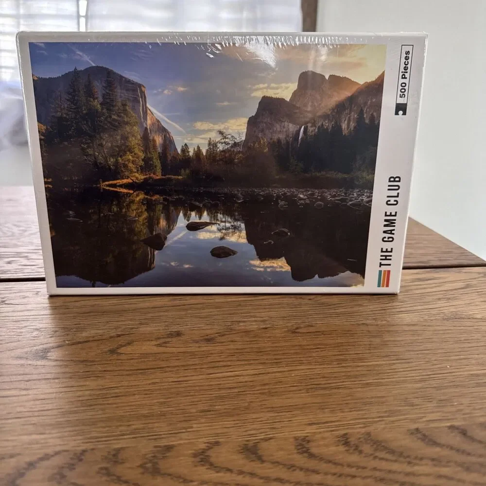 National Park Puzzle Pack: Yosemite & Grand Teton. Double, New, Sealed, W/poster
